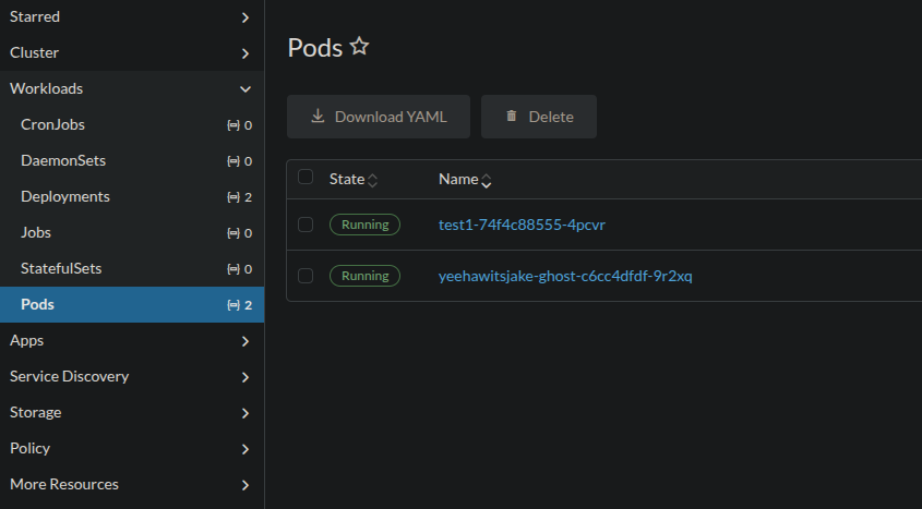 Ghost on Kubernetes (via Bitnami)